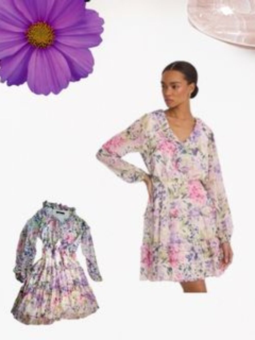 Ralph Lauren Floral Mini Dress Size 14🌸 Romantic Dress | Spring Summer Brunch